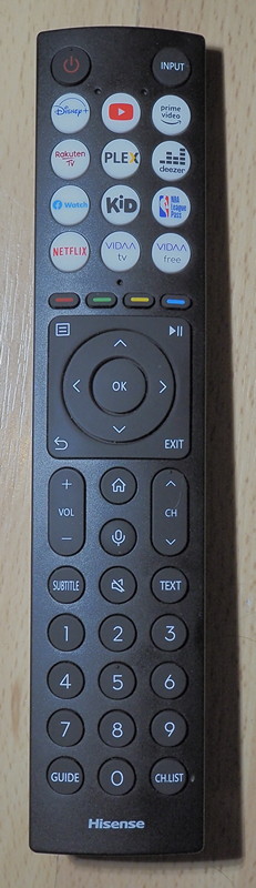 remote control Hisense 55U7HQ