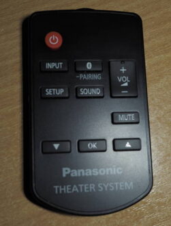 Panasonic SC-HTB400 remote